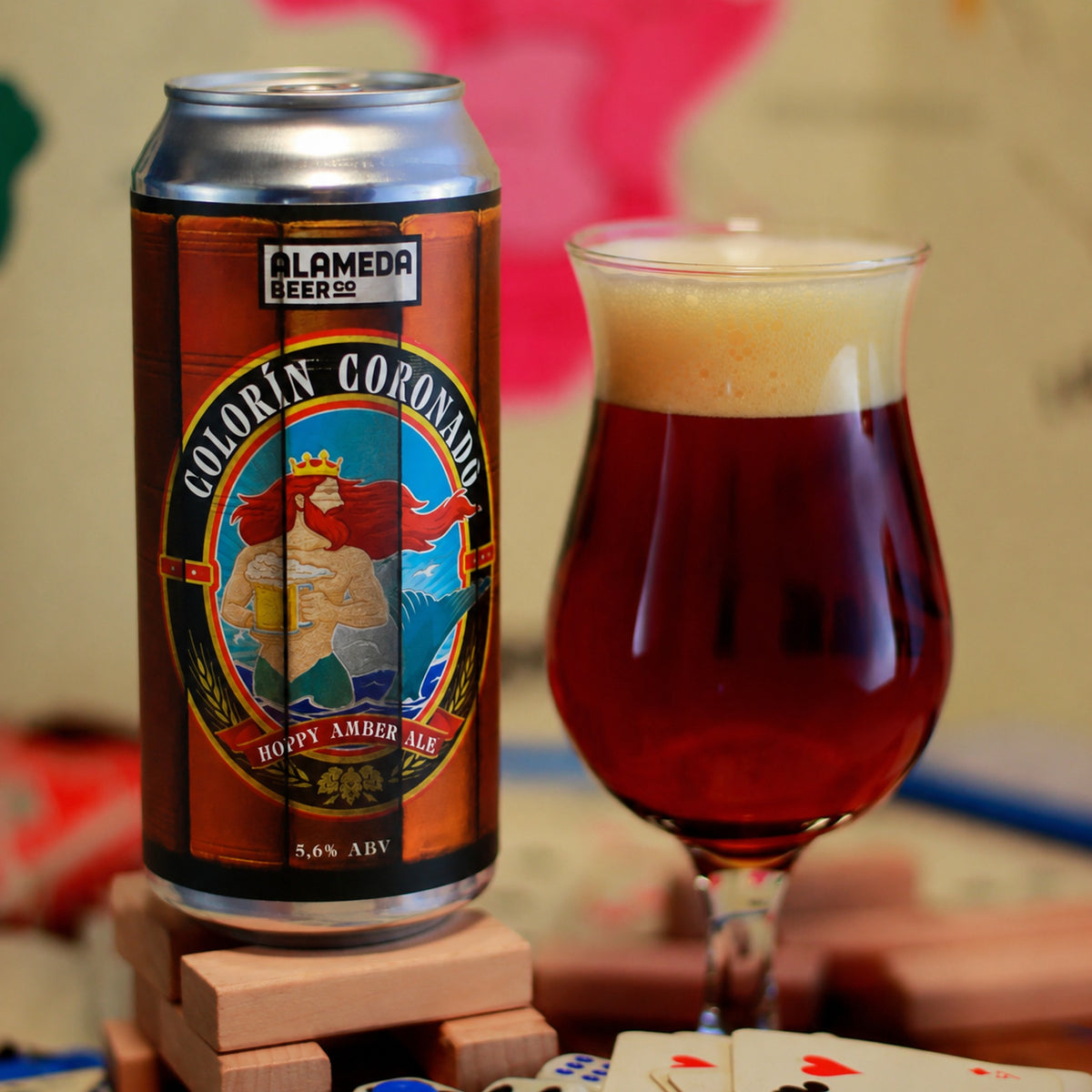Alameda Colorín Colorado Hoppy Amber Ale 473cc - Disponible en Puerto Cervecero, Puerto Varas