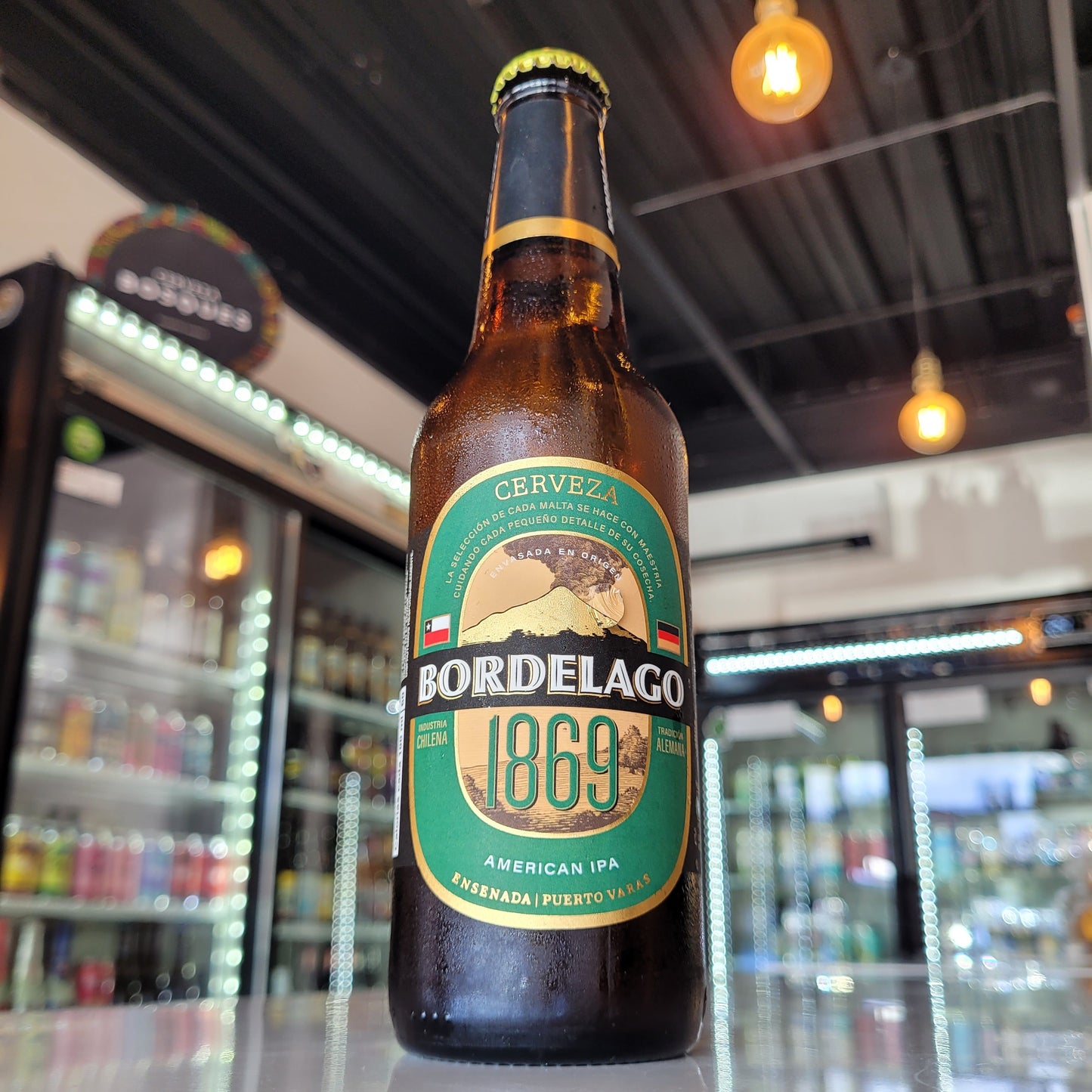 Foto de Bordelago American IPA American IPA 7.0% 330ml - Cerveza Artesanal en Puerto Cervecero, Puerto Varas
