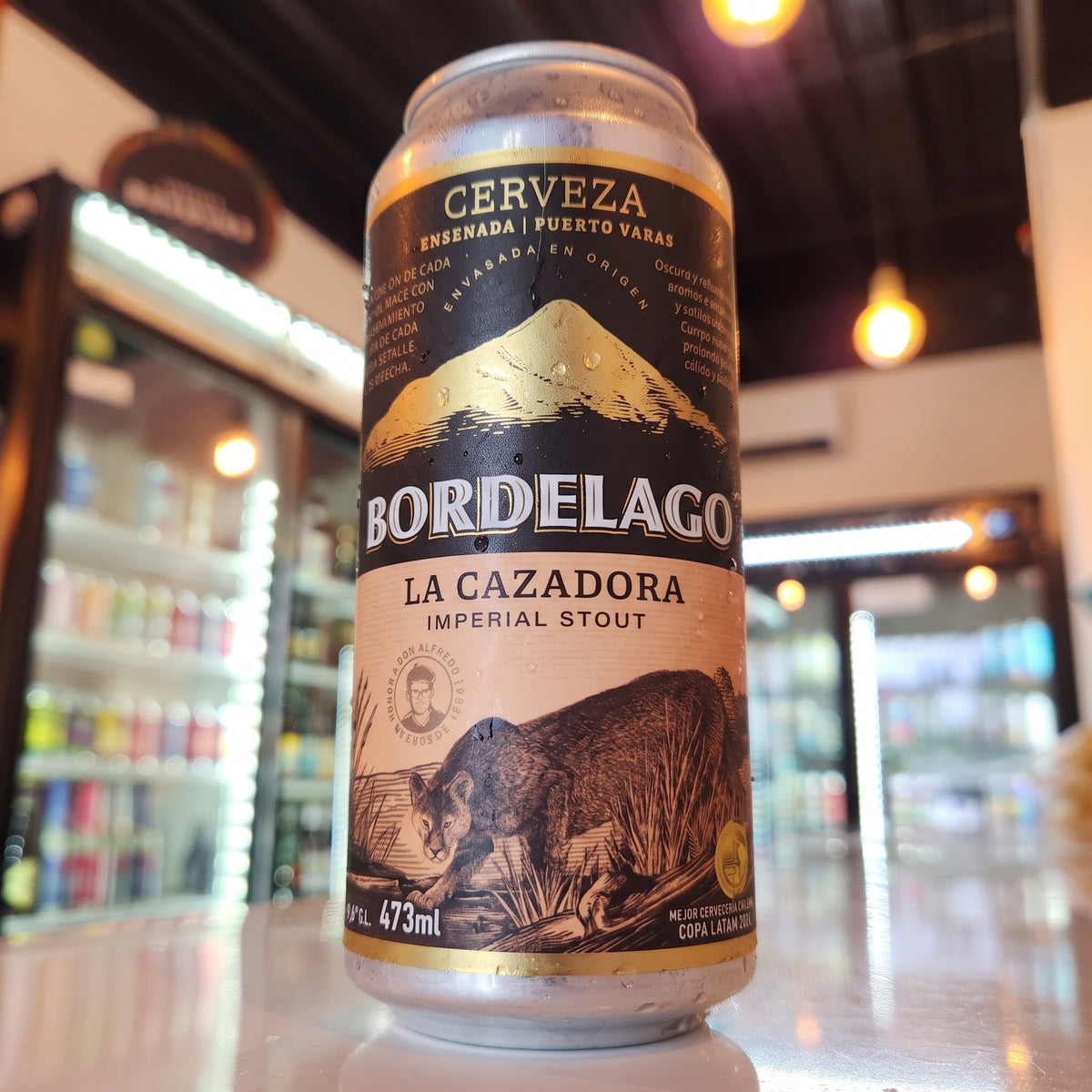 Cerveza Bordelago La Cazadora Imperial Stout 473cc - Puerto Cervecero