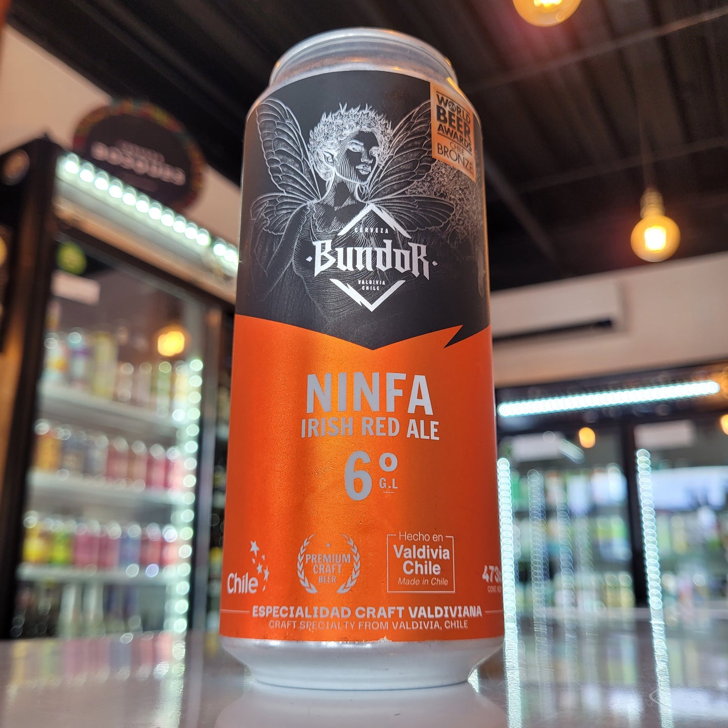 Foto de Bundor Ninfa Irish Red Ale 473ml - Cerveza Artesanal en Puerto Cervecero, Puerto Varas