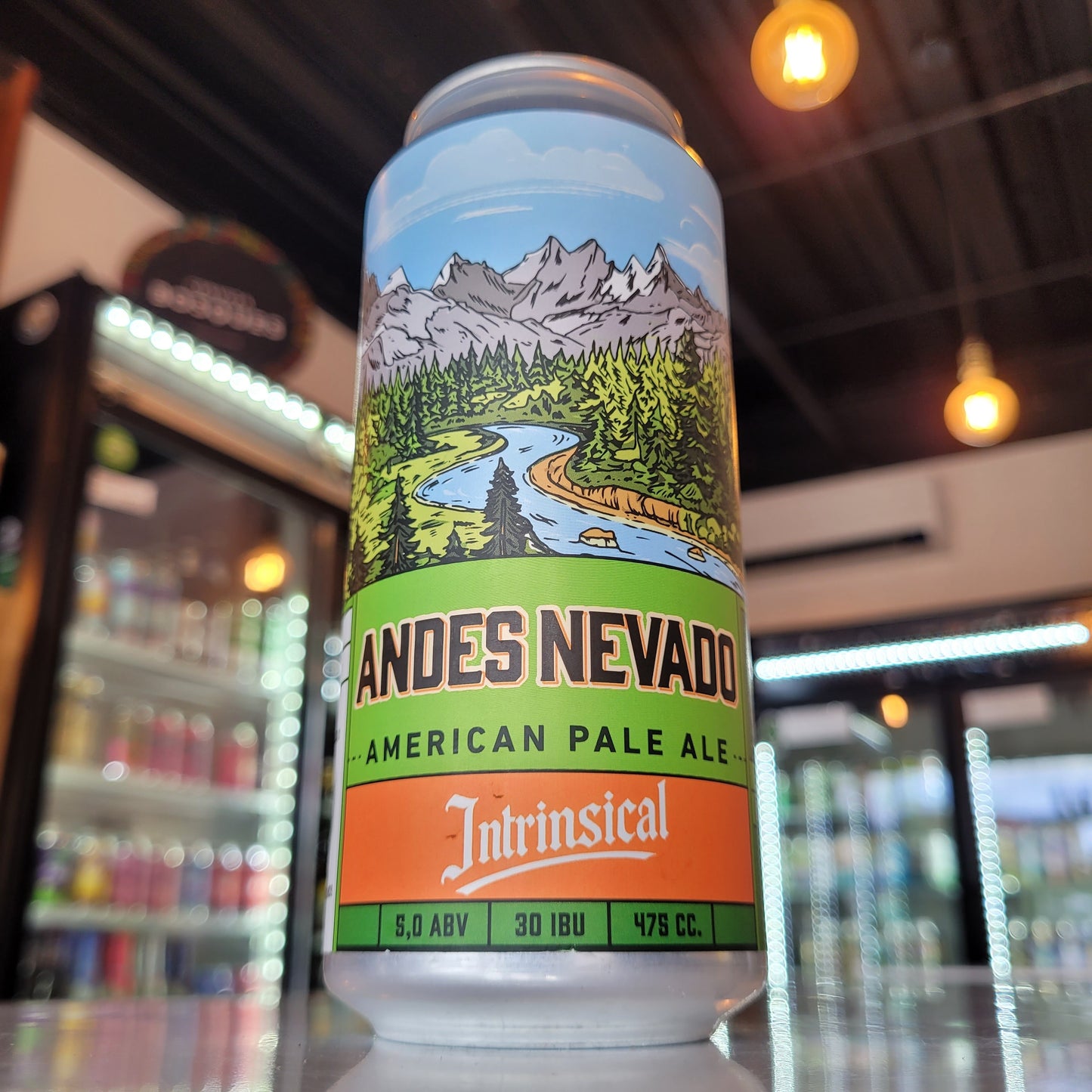 Foto de Intrinsical Andes Nevado American Pale Ale 473ml - Cerveza Artesanal en Puerto Cervecero, Puerto Varas