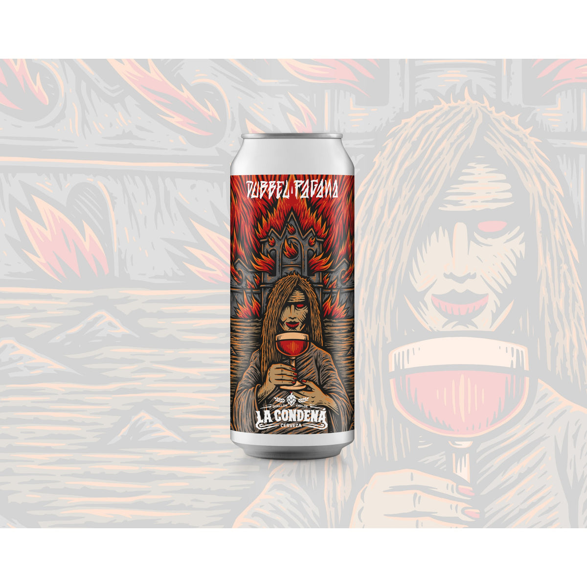 La Condená Dubbel "Pagana" 473cc - Disponible en Puerto Cervecero, Puerto Varas