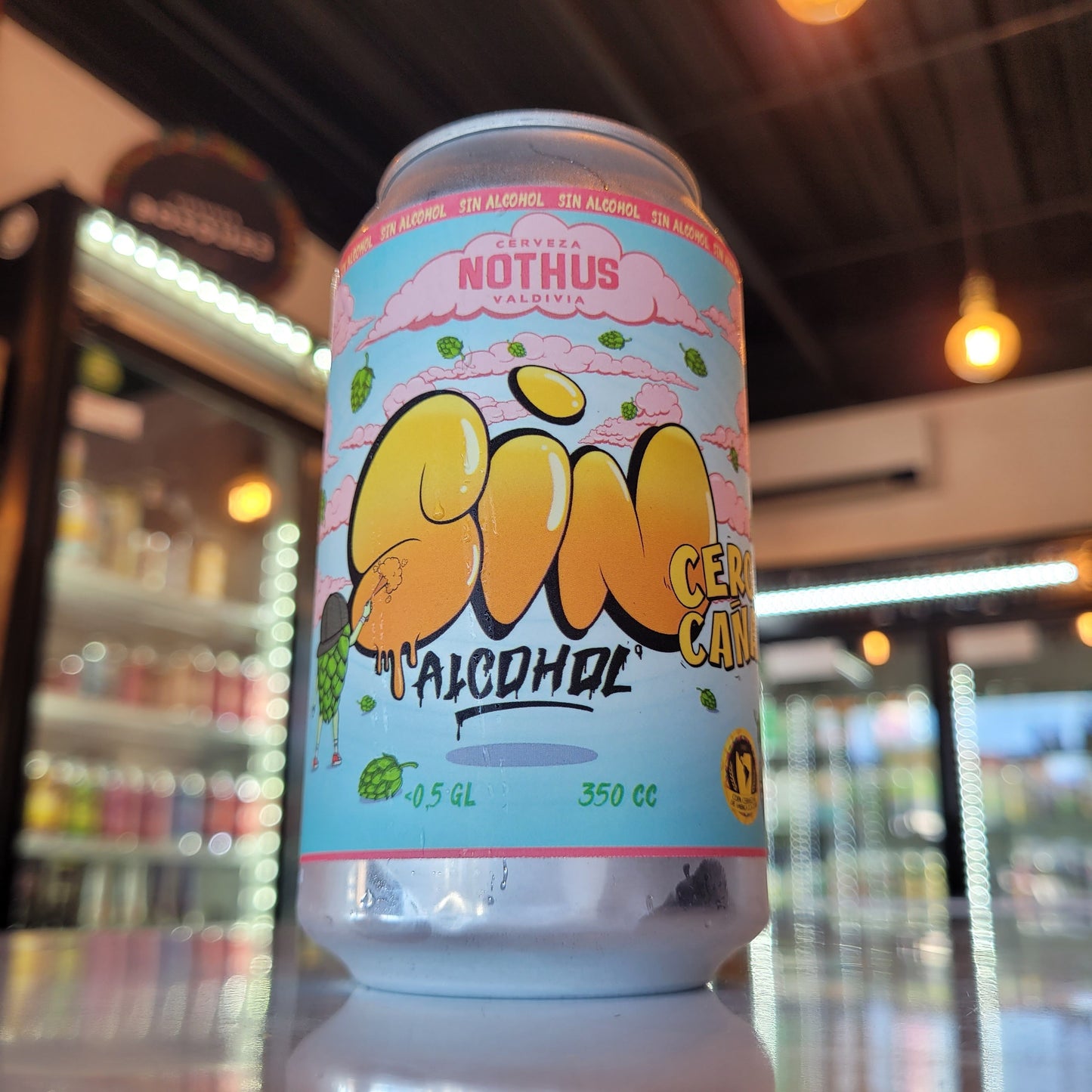 Foto de Nothus Cero Caña Sin Alcohol Rubia 355ml - Cerveza Artesanal en Puerto Cervecero, Puerto Varas