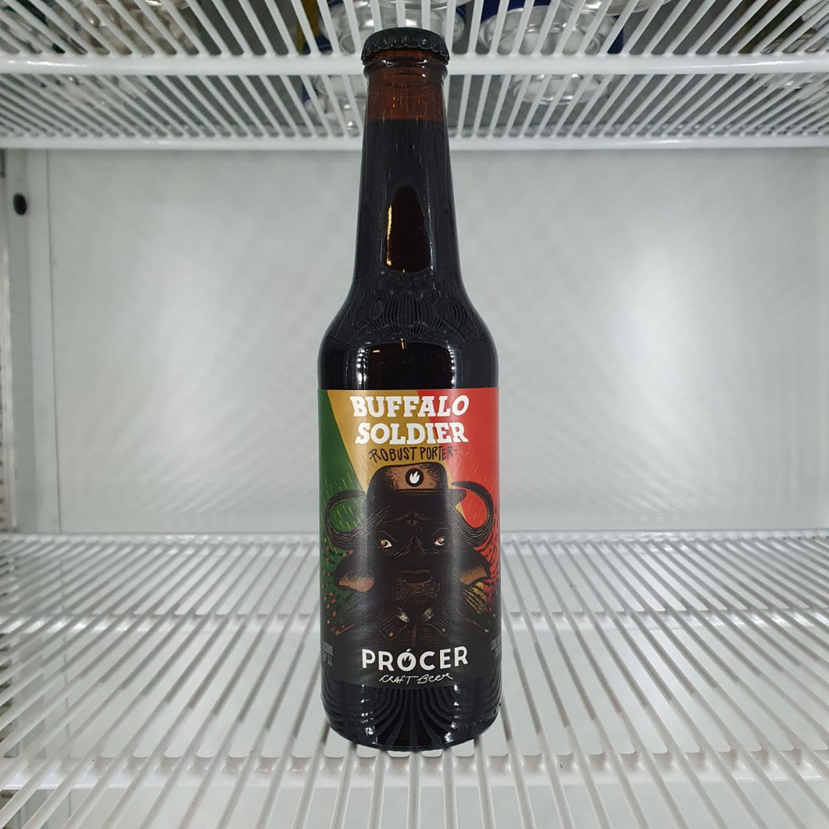Prócer Buffalo Soldier Robust Porter 473cc - Disponible en Puerto Cervecero, Puerto Varas