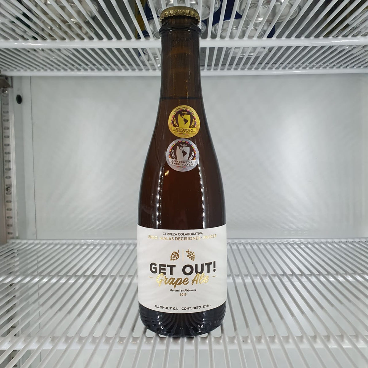 Prócer Get Out Italian Grape Ale 355cc - Disponible en Puerto Cervecero, Puerto Varas