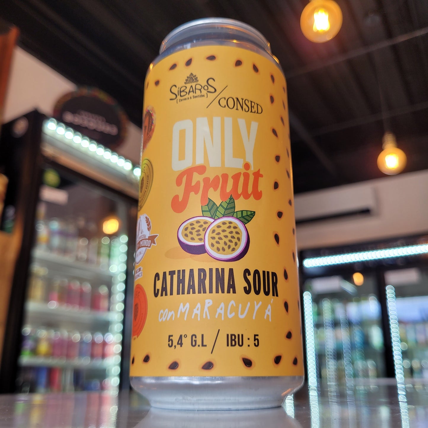 Foto de Síbaros Only Fruit Catharina Sour 473ml - Cerveza Artesanal en Puerto Cervecero, Puerto Varas