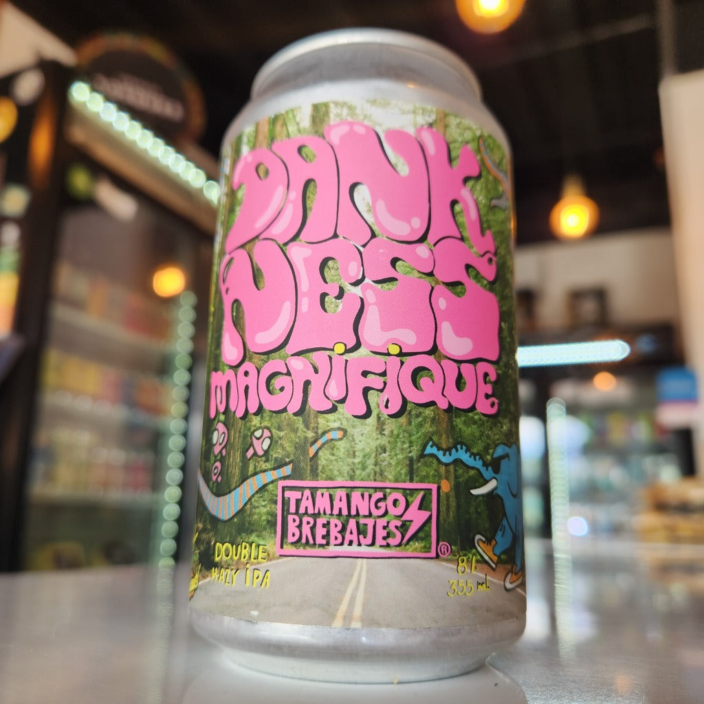 Lata de cerveza artesanal Tamango Dankness Magnifique Double Hazy IPA 355cc - Puerto Cervecero