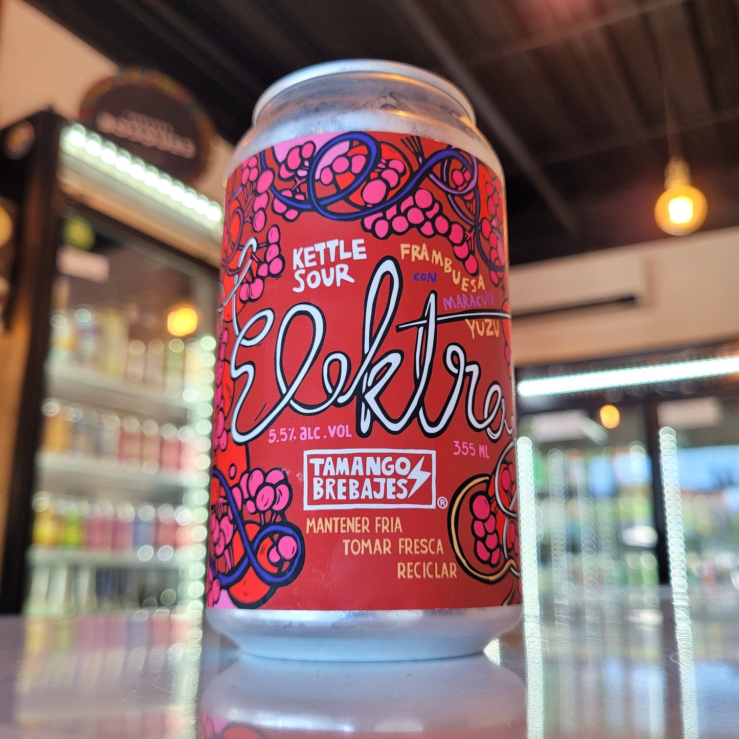 Foto de Tamango Elektra Kettle Sour 355ml - Cerveza Artesanal en Puerto Cervecero, Puerto Varas