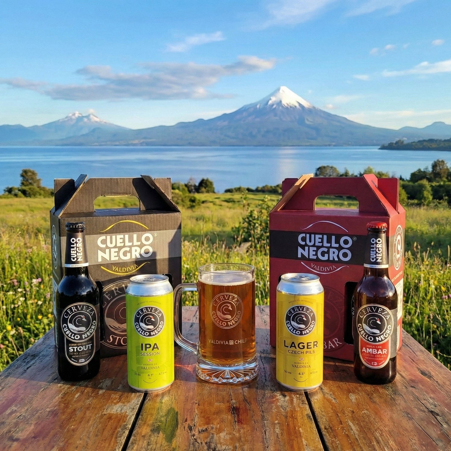 Colección Cuello Negro de Puerto Cervecero en Puerto Varas