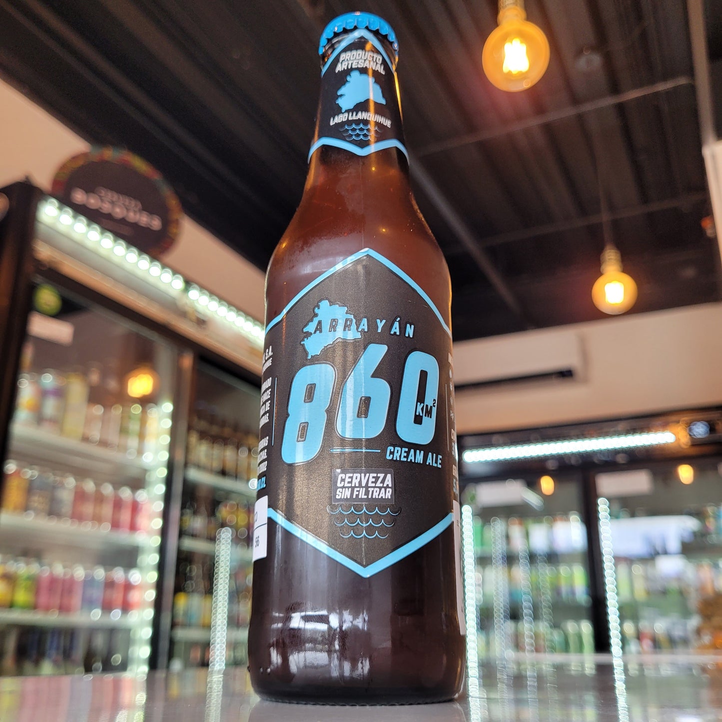 Foto de 860 Arrayán Cream Ale 330ml - Cerveza Artesanal en Puerto Cervecero, Puerto Varas