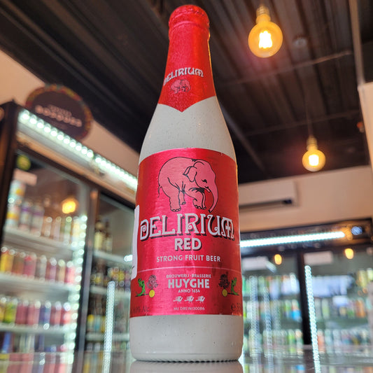Foto de Delirium Red Strong Fruit Beer Botella 330ml - Cerveza Artesanal en Puerto Cervecero, Puerto Varas