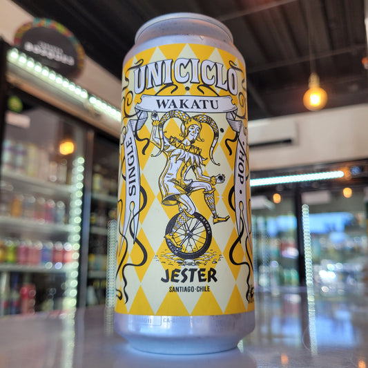 Foto de Jester Uniciclo Wakatu Session Hazy IPA Lata 473ml de Puerto Cervecero