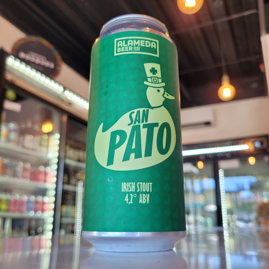 Foto de Alameda Beer San Pato Irish Stout 473ml - Cerveza Artesanal en Puerto Cervecero, Puerto Varas