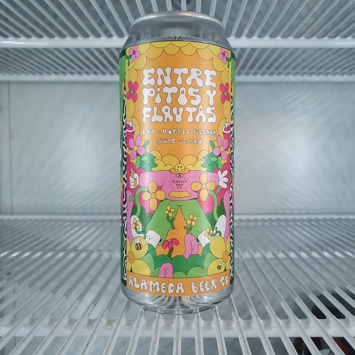 Alameda Entre Pitos y Flautas Hoppy Lager 473cc - Disponible en Puerto Cervecero, Puerto Varas