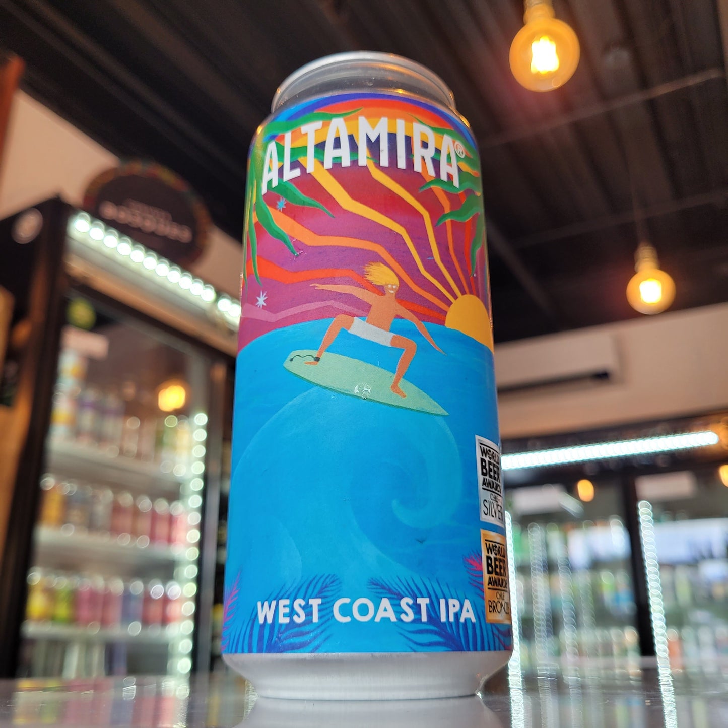 Foto de Altamira West Coast IPA West Coast IPA 473ml - Cerveza Artesanal en Puerto Cervecero, Puerto Varas