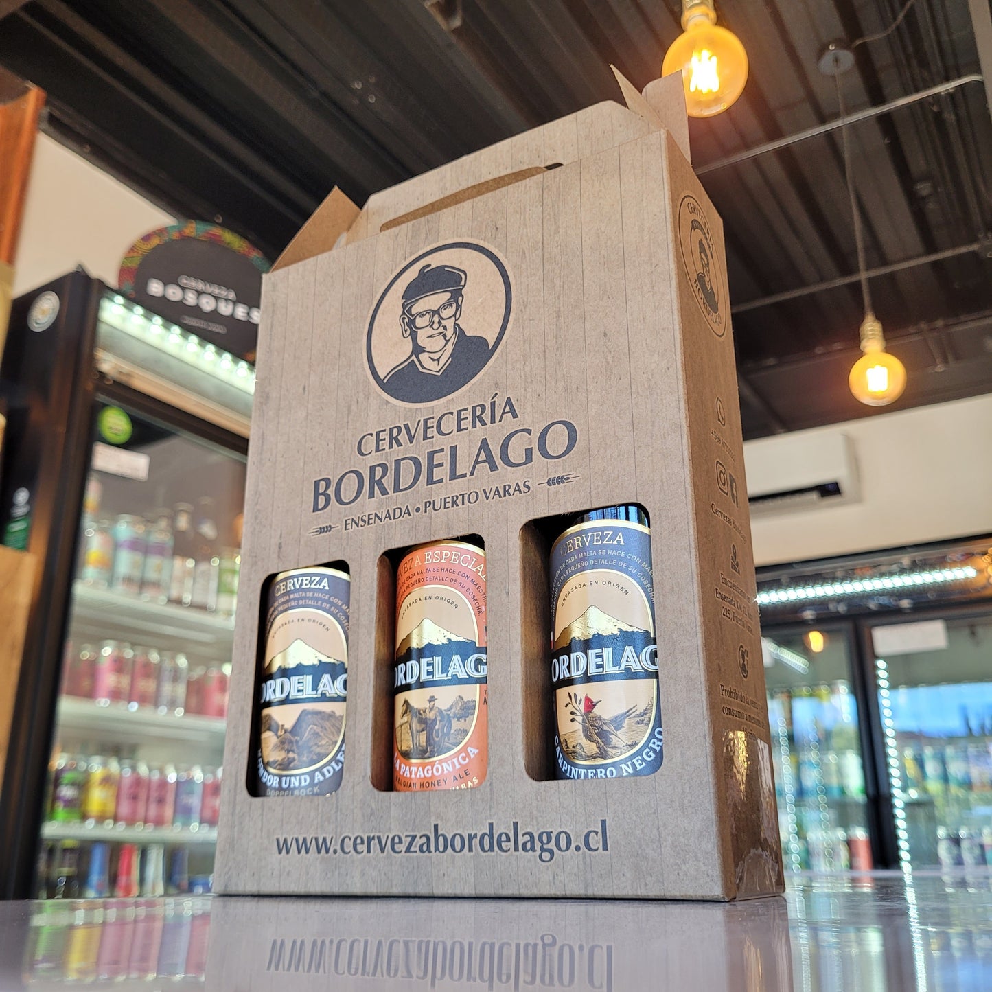 Foto de Bordelago Pack Variedad Artesanal Regional 3x330ml - Cerveza Artesanal en Puerto Cervecero, Puerto Varas