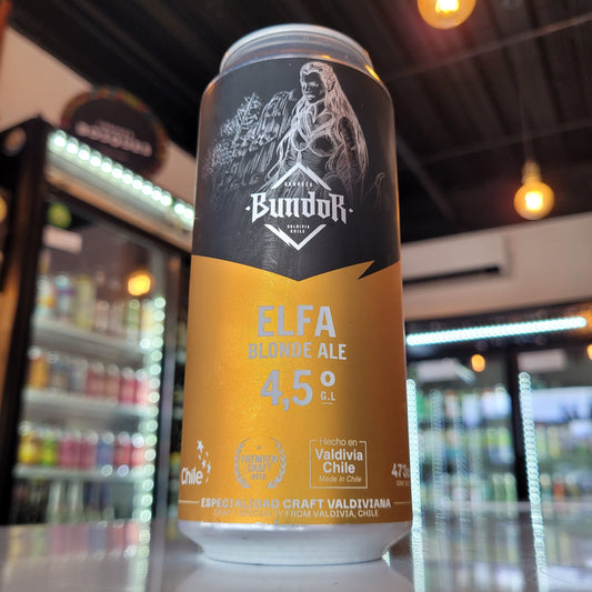 Foto de Bundor Elfa Blonde Ale 473ml - Cerveza Artesanal en Puerto Cervecero, Puerto Varas