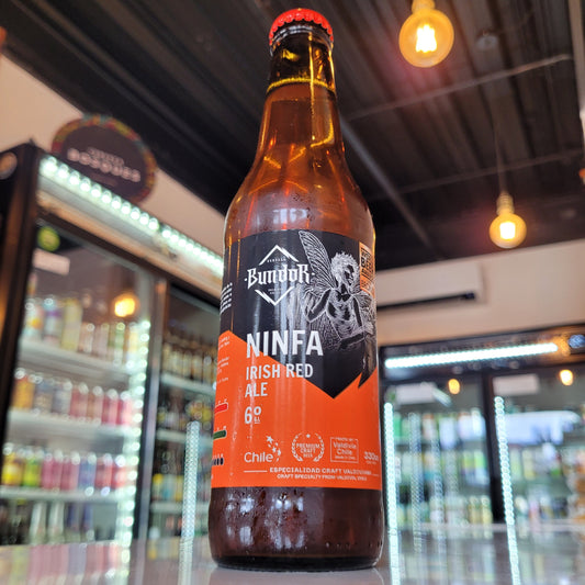Foto de Bundor Ninfa Irish Red Ale 330ml - Cerveza Artesanal en Puerto Cervecero, Puerto Varas