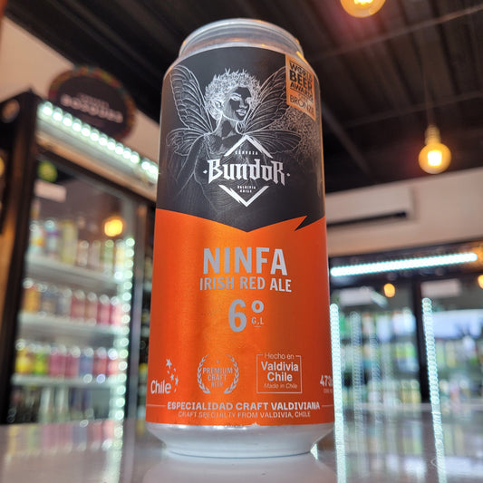Foto de Bundor Ninfa Irish Red Ale 473ml - Cerveza Artesanal en Puerto Cervecero, Puerto Varas