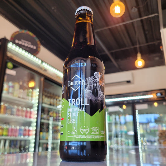 Foto de Bundor Troll Oatmeal Stout 330ml - Cerveza Artesanal en Puerto Cervecero, Puerto Varas