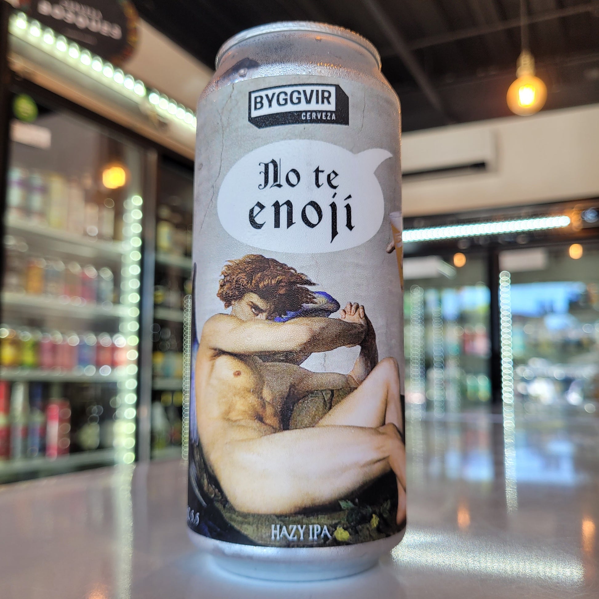 Foto de Byggvir No te Enojí Hazy IPA Lata 473cc - Cerveza Artesanal en Puerto Cervecero Puerto Varas