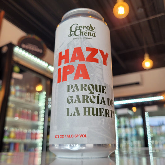 Foto de Cerros de Chena Parque García de la Huerta Hazy IPA 473ml - Cerveza Artesanal en Puerto Cervecero, Puerto Varas