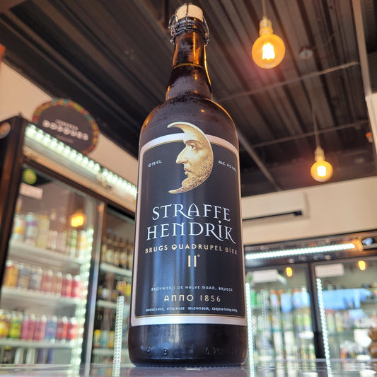 Foto de De Halve Maan Straffe Hendrik Brugs Quadrupel 750ml - Cerveza Artesanal en Puerto Cervecero, Puerto Varas