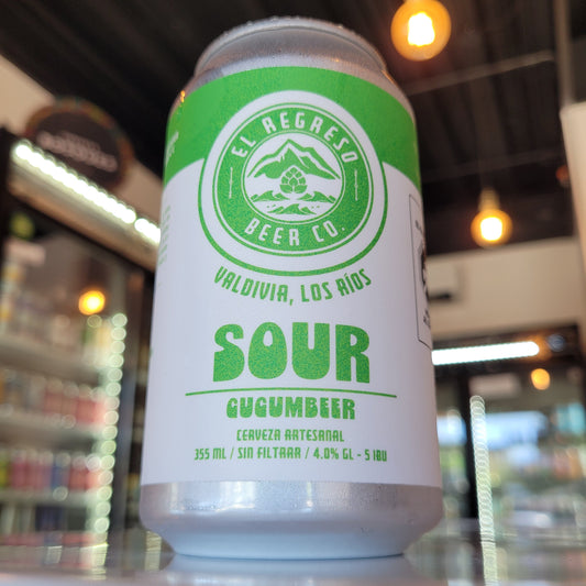 Foto de El Regreso Sour Cucumber Sour con Pepino 355ml - Cerveza Artesanal en Puerto Cervecero, Puerto Varas