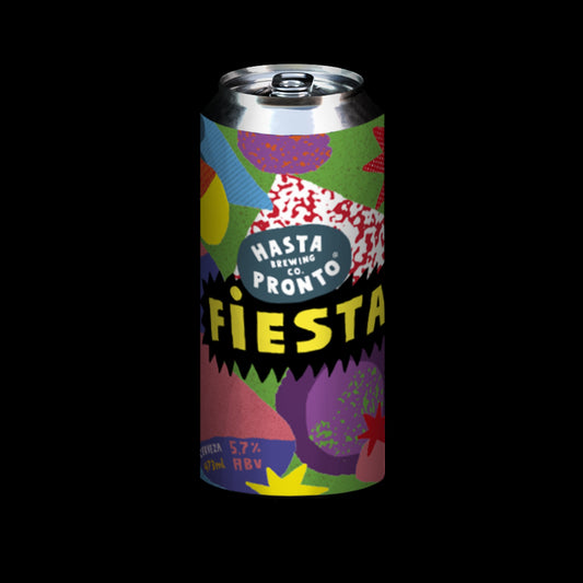 Hasta Pronto Fiesta West Coast Pils 473cc - Disponible en Puerto Cervecero, Puerto Varas