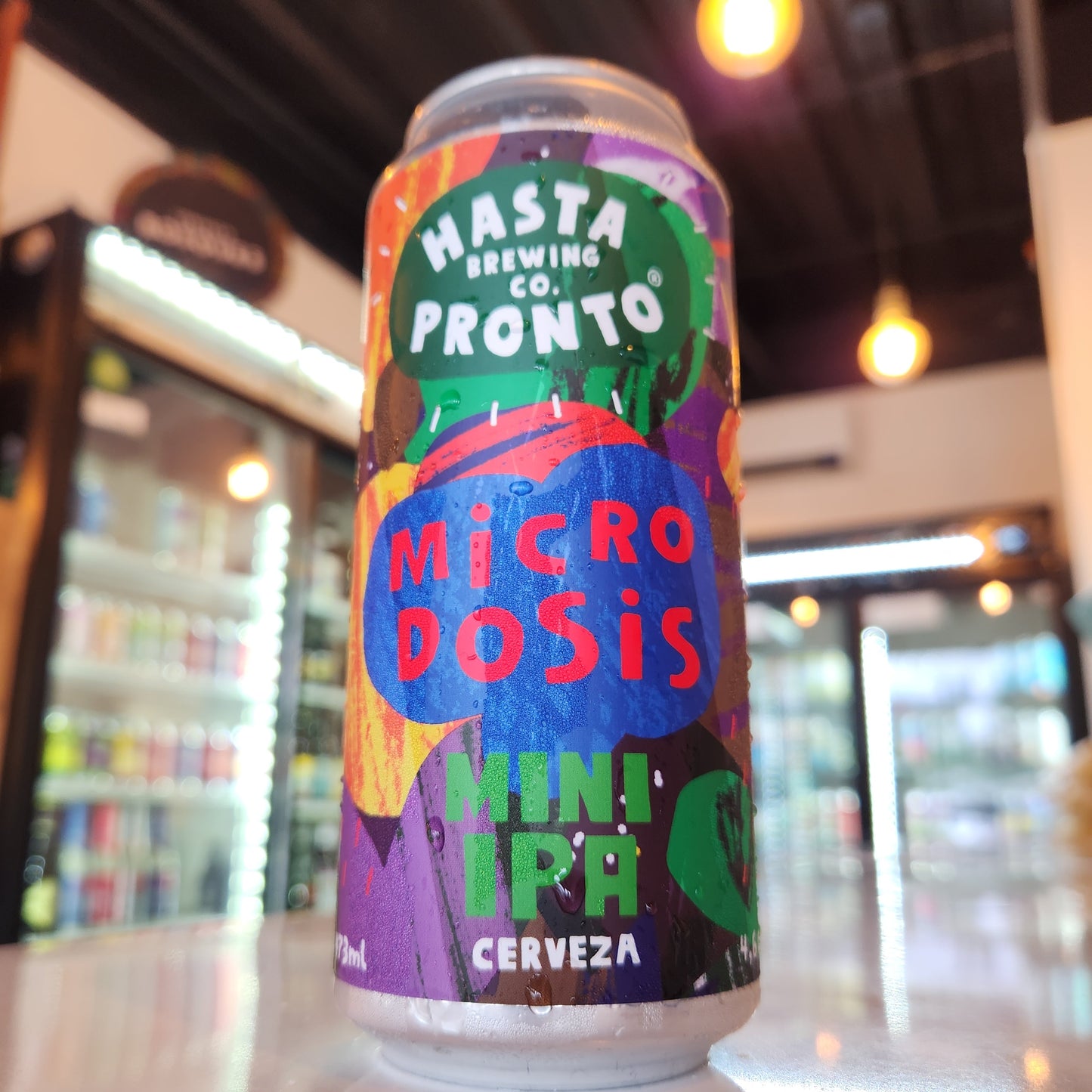 Foto de Hasta Pronto Microdosis Mini IPA 473ml - Cerveza Artesanal en Puerto Cervecero, Puerto Varas