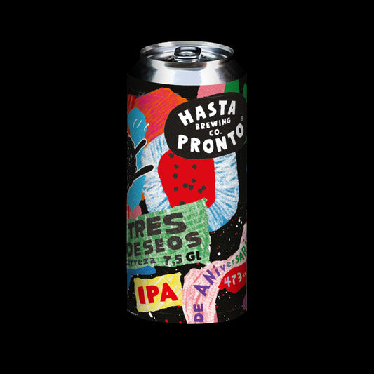 Hasta Pronto Tres Deseos Hazy IPA 473cc - Disponible en Puerto Cervecero, Puerto Varas