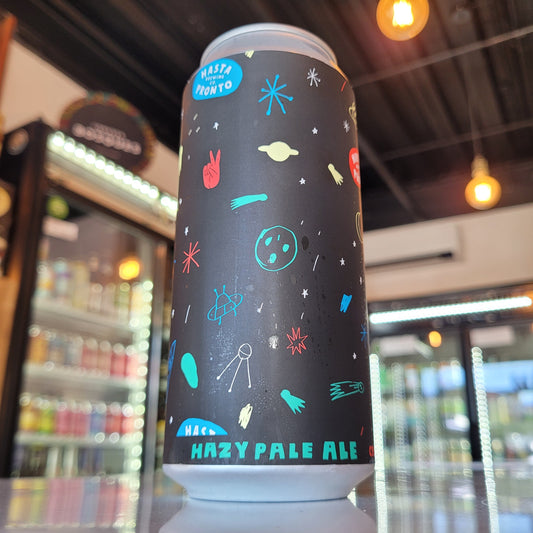Foto de Hasta Pronto ¿De qué planeta viniste? Hazy Pale Ale 473ml - Cerveza Artesanal en Puerto Cervecero, Puerto Varas