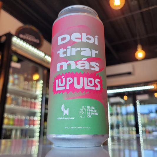 Foto de Hasta Pronto Debí tirar más lúpulos Hazy IPA 473ml - Cerveza Artesanal en Puerto Cervecero, Puerto Varas