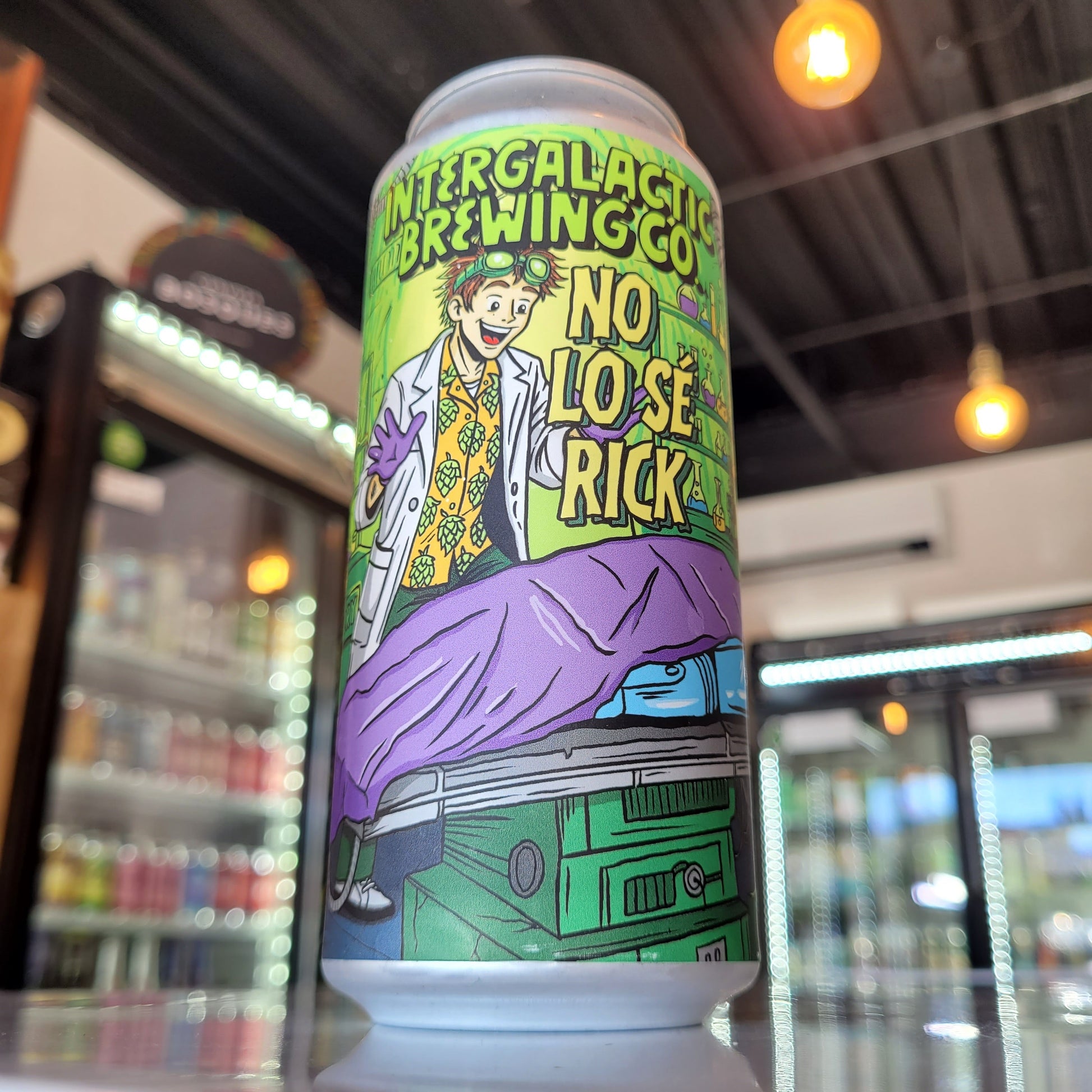 Foto de Intergalactic No lo sé Rick Hazy IPA 473ml - Cerveza Artesanal en Puerto Cervecero, Puerto Varas