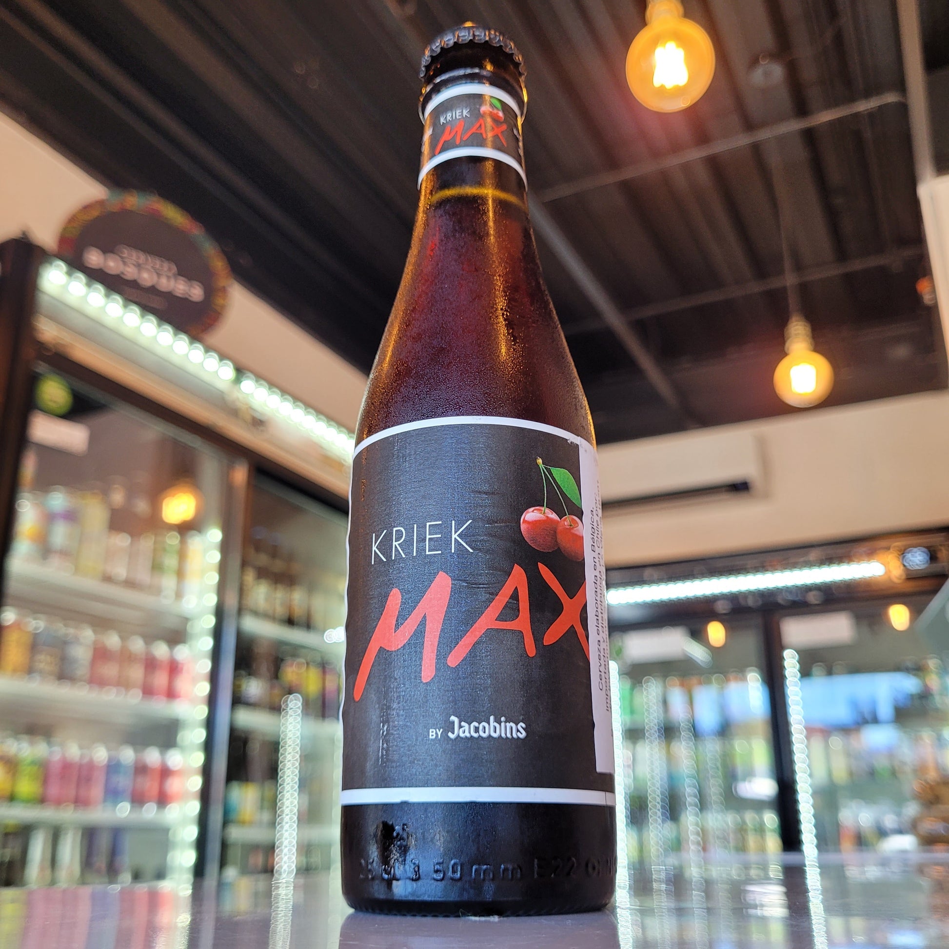 Foto de Jacobins Kriek Max Belgian Cherry Beer 250ml - Cerveza Artesanal en Puerto Cervecero, Puerto Varas