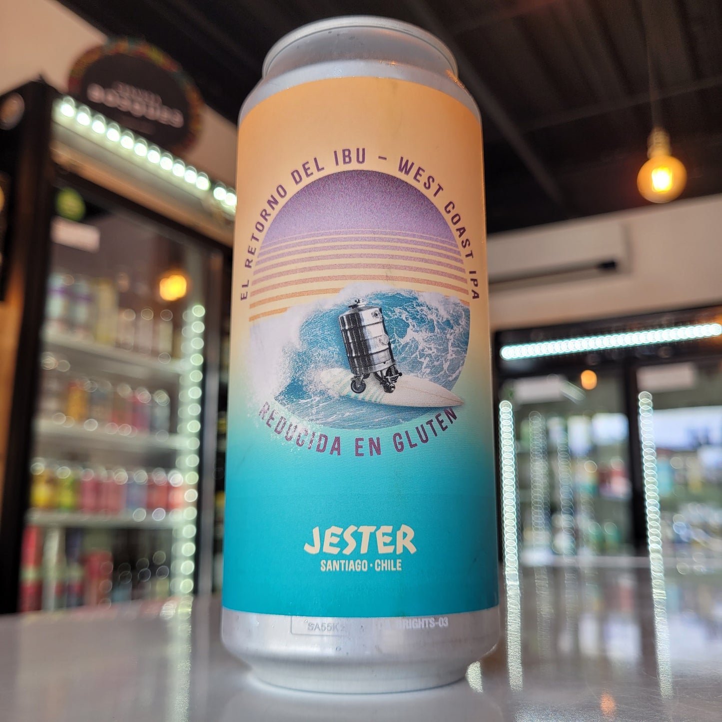 Foto de Jester El Retorno del IBU West Coast IPA 6.2% 473ml - Cerveza Artesanal en Puerto Cervecero, Puerto Varas
