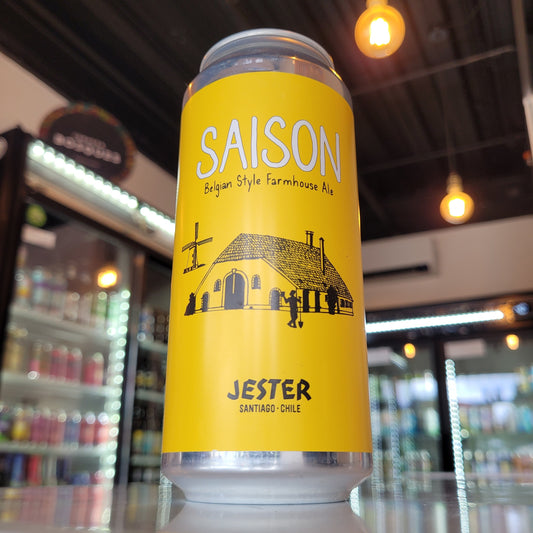 Foto de Jester Saison Belgian Farmhouse Ale 473ml - Cerveza Artesanal en Puerto Cervecero, Puerto Varas
