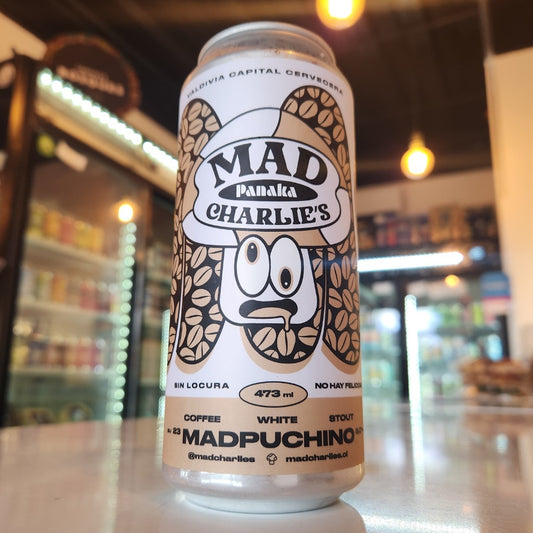 Cerveza Mad Charlie's Madpuchino Coffee White Stout 473cc - Puerto Cervecero