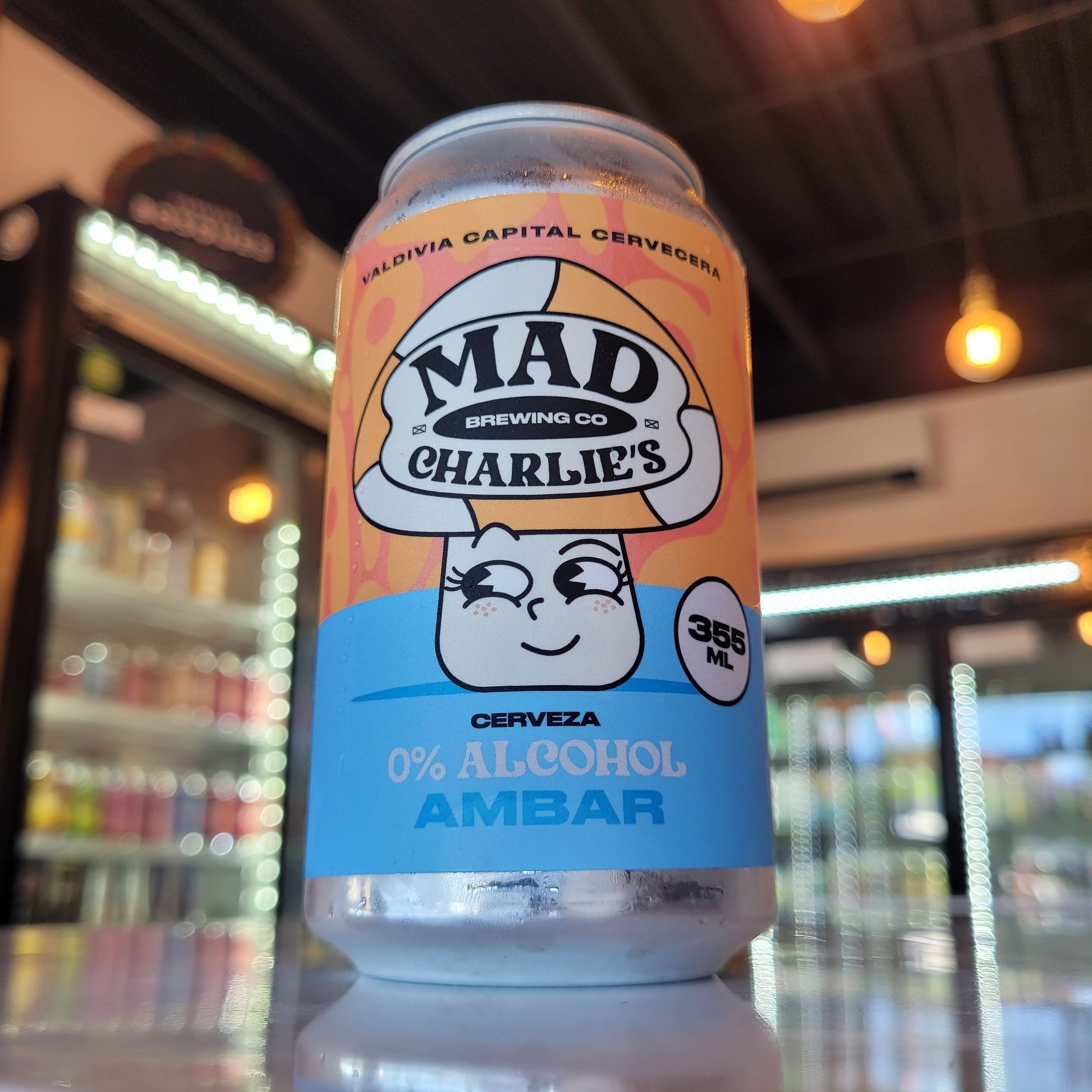 Foto de Mad Charlie's 0% Alcohol Ámbar 355ml - Cerveza Artesanal en Puerto Cervecero, Puerto Varas