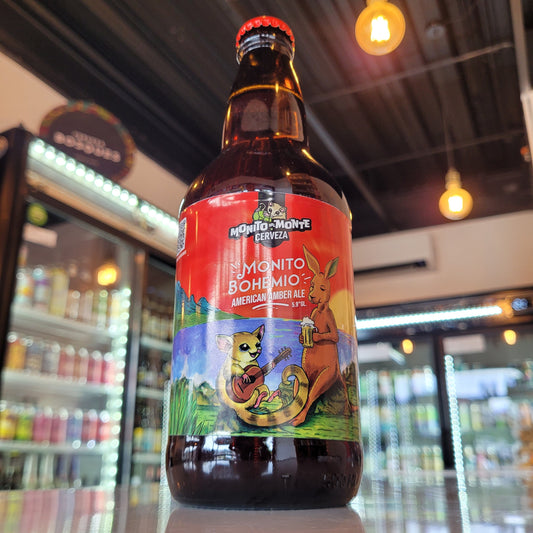 Foto de Monito del Monte Monito Bohemio American Amber Ale 500ml - Cerveza Artesanal en Puerto Cervecero, Puerto Varas