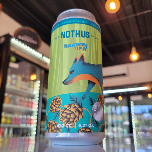 Foto de Nothus Darwin American IPA 6.2% 473ml - Cerveza Artesanal en Puerto Cervecero, Puerto Varas