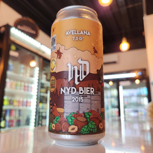 Cerveza NYD Bier Avellana Stout 473cc - Puerto Cervecero