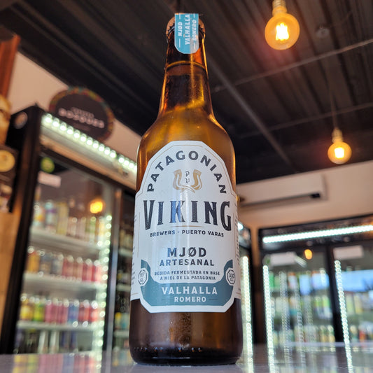 Foto de Patagonian Viking Valhalla Mjød 330ml - Hidromiel Artesanal en Puerto Cervecero, Puerto Varas