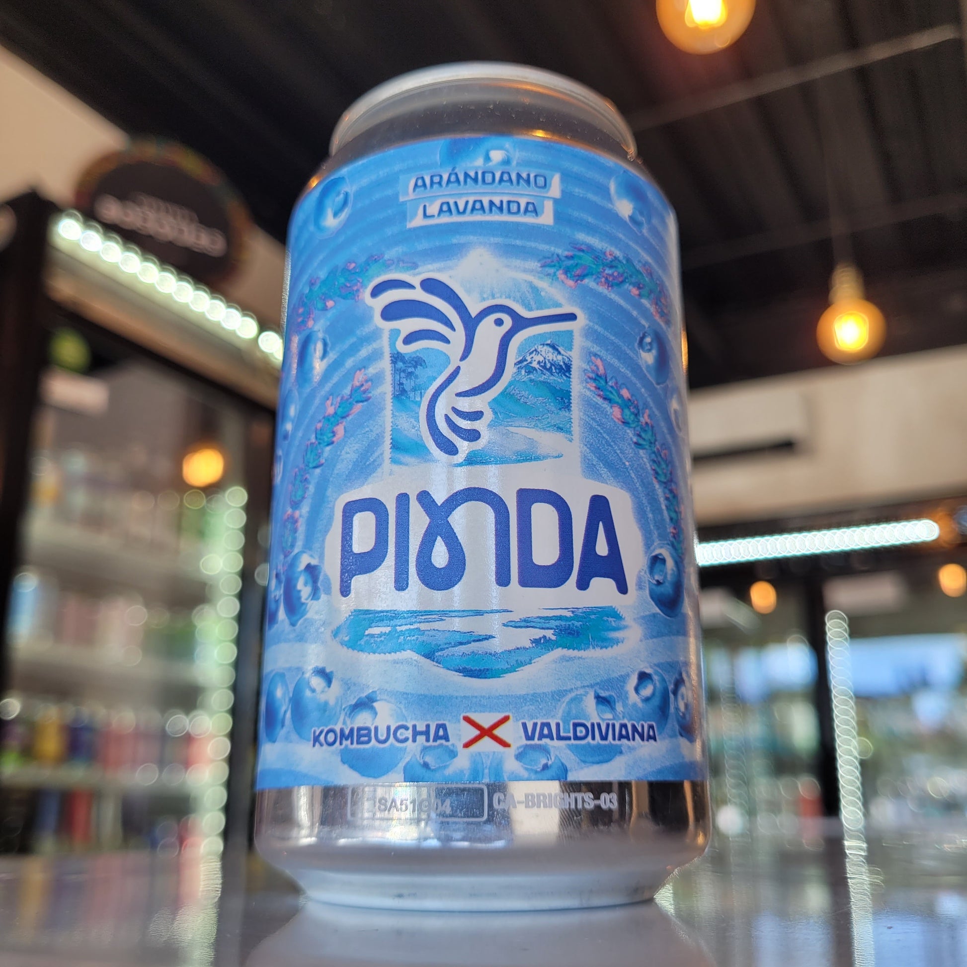 Foto de Pinda Arándano Lavanda Kombucha Artesanal 330ml - Cerveza Artesanal en Puerto Cervecero, Puerto Varas