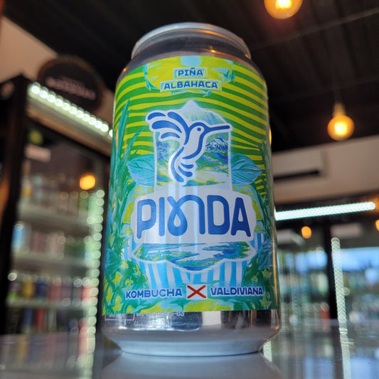 Foto de Pinda Piña Albahaca Kombucha Artesanal 330ml - Cerveza Artesanal en Puerto Cervecero, Puerto Varas