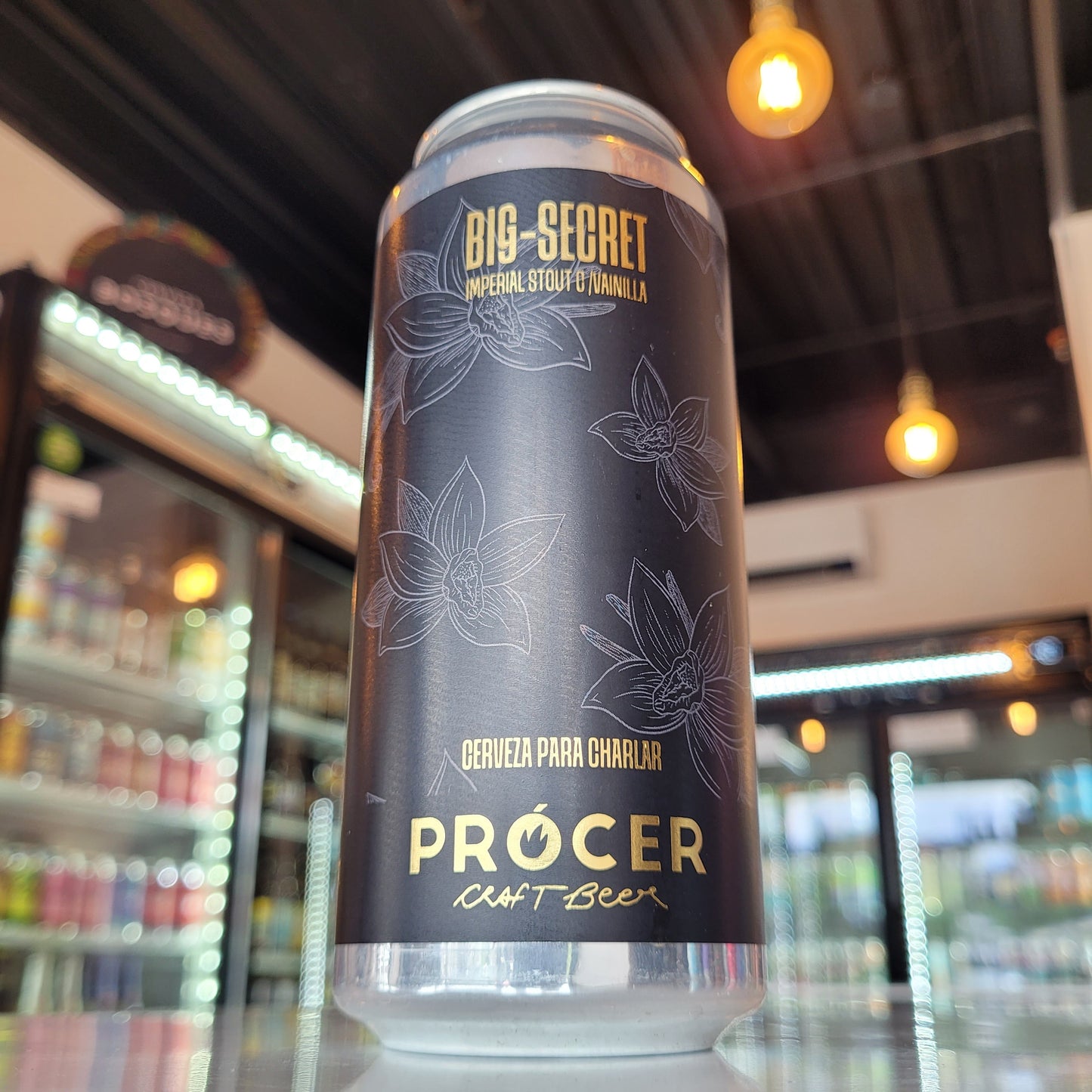 Foto de Prócer Big-Secret Imperial Stout Vainilla 473ml - Cerveza Artesanal en Puerto Cervecero, Puerto Varas