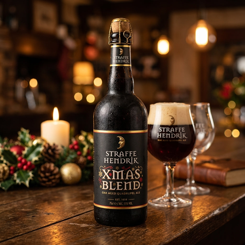 Cerveza artesanal belga Straffe Hendrik Xmas Heritage 750ml Quadrupel - Puerto Cervecero
