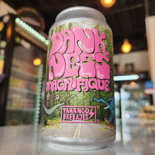 Lata de cerveza artesanal Tamango Dankness Magnifique Double Hazy IPA 355cc - Puerto Cervecero