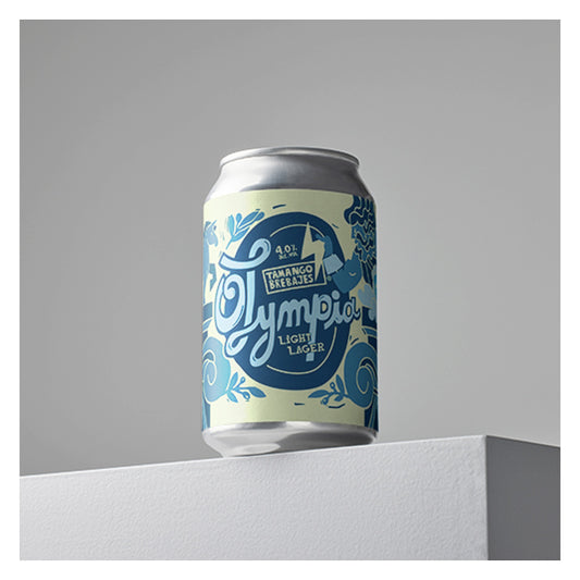 Tamango Olympia Light Lager 4% ABV 355cc - Cervecería Tamango Brebajes en Puerto Cervecero