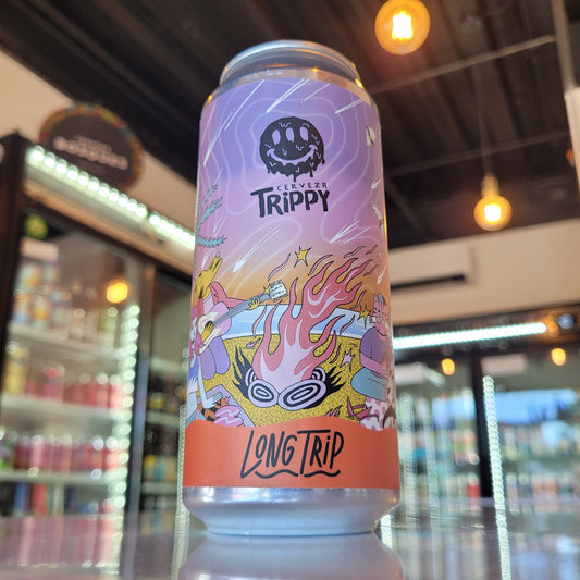 Foto de Trippy Long Trip Hazy IPA 473ml - Cerveza Artesanal en Puerto Cervecero, Puerto Varas